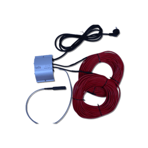 TVK85 krypgrundsavfuktare med värmeslinga för tyst energieffektiv avfuktning. Två slingor på 30 meter längd och fuktsensor för smart styrning.