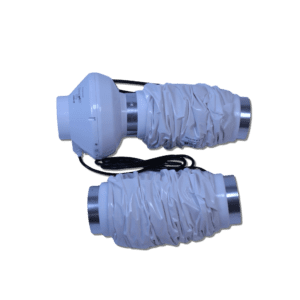 Extra fläkt för ökad luftcirkulering på vind eller krypgrund.