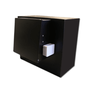 Liten Fläktförstärkt självdrag suglåda från trygghetsvakten som motverkar dålig inomhusluft.